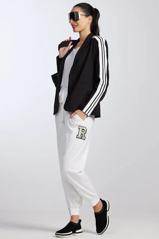 PAULA RYAN RELAXED Roma Lite Jogger - White