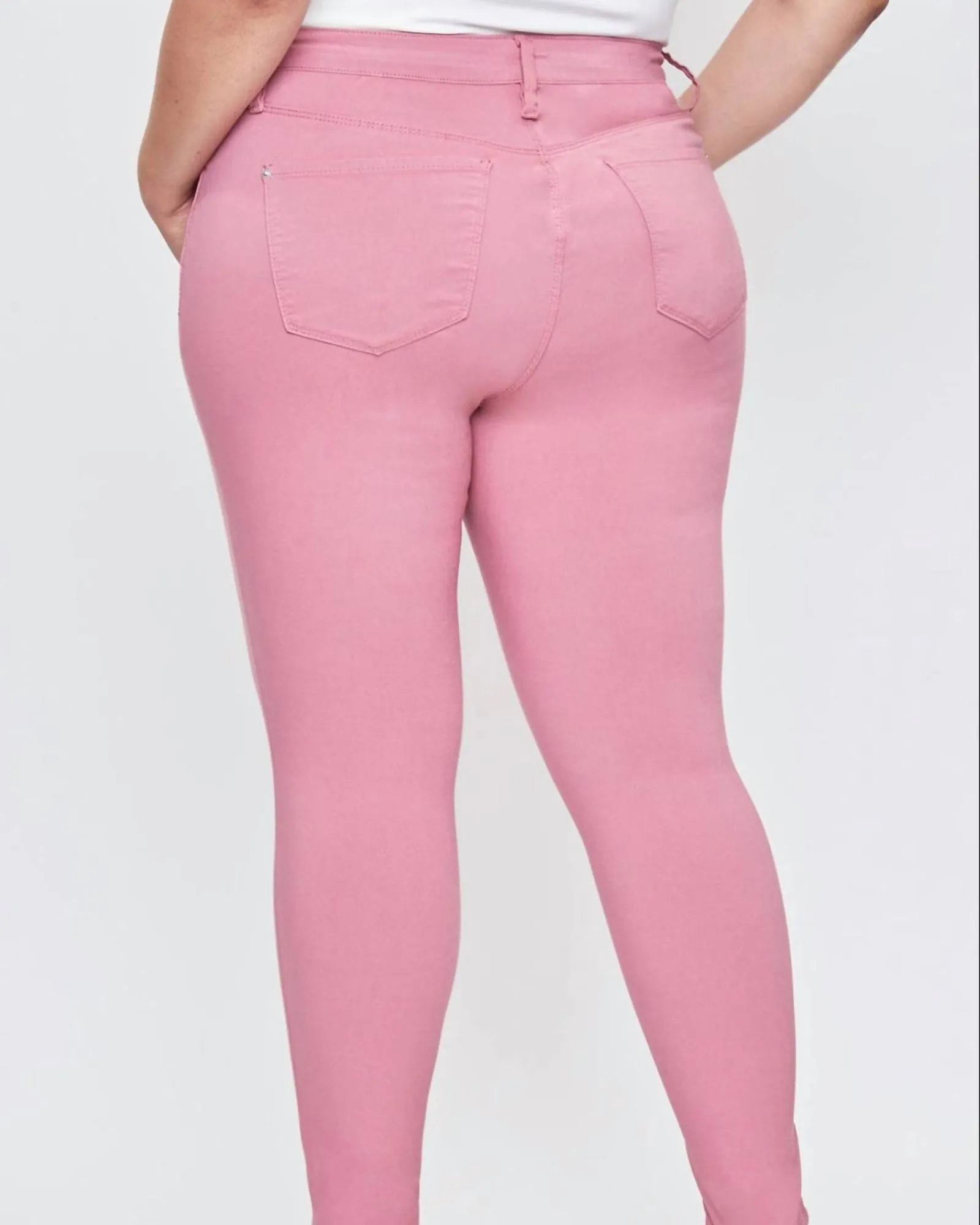 Plus Size Hyper Stretch Skinny Jean in Rose Bloom | Rose Bloom