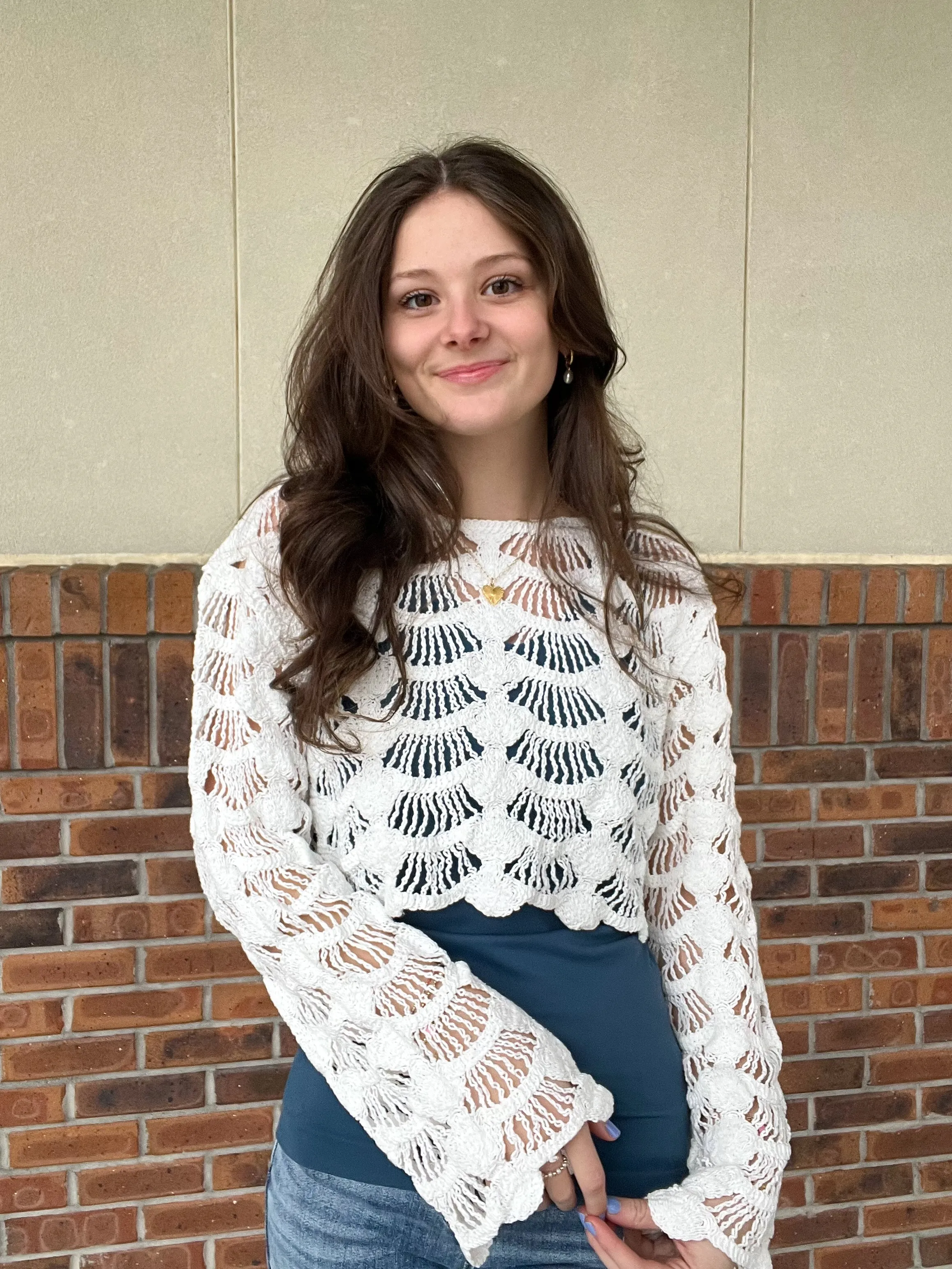 Pol Callie Crochet Top