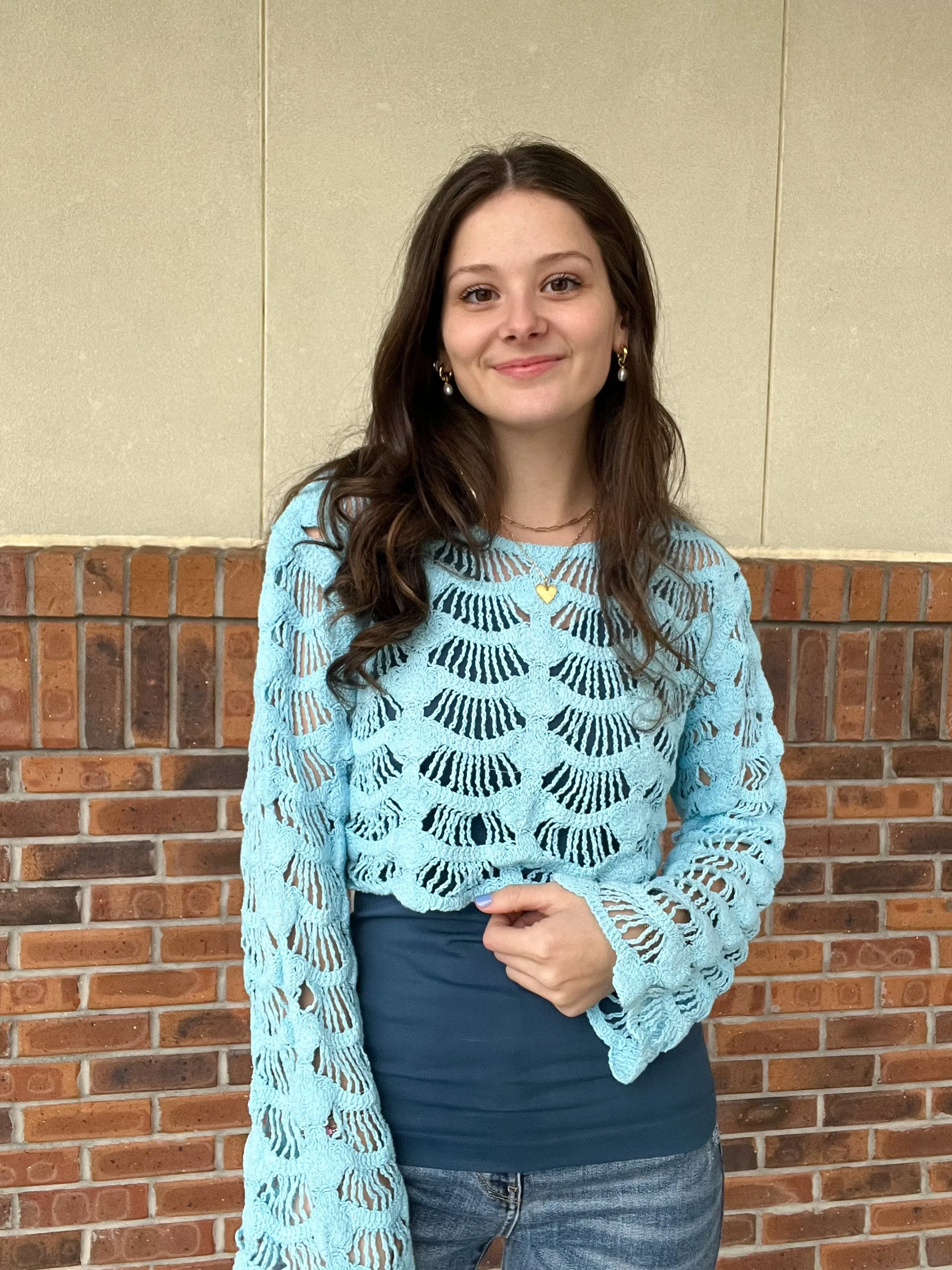 Pol Callie Crochet Top