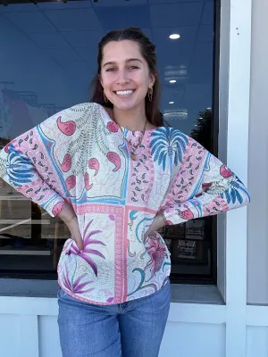 Pretty Paisley Knit Top