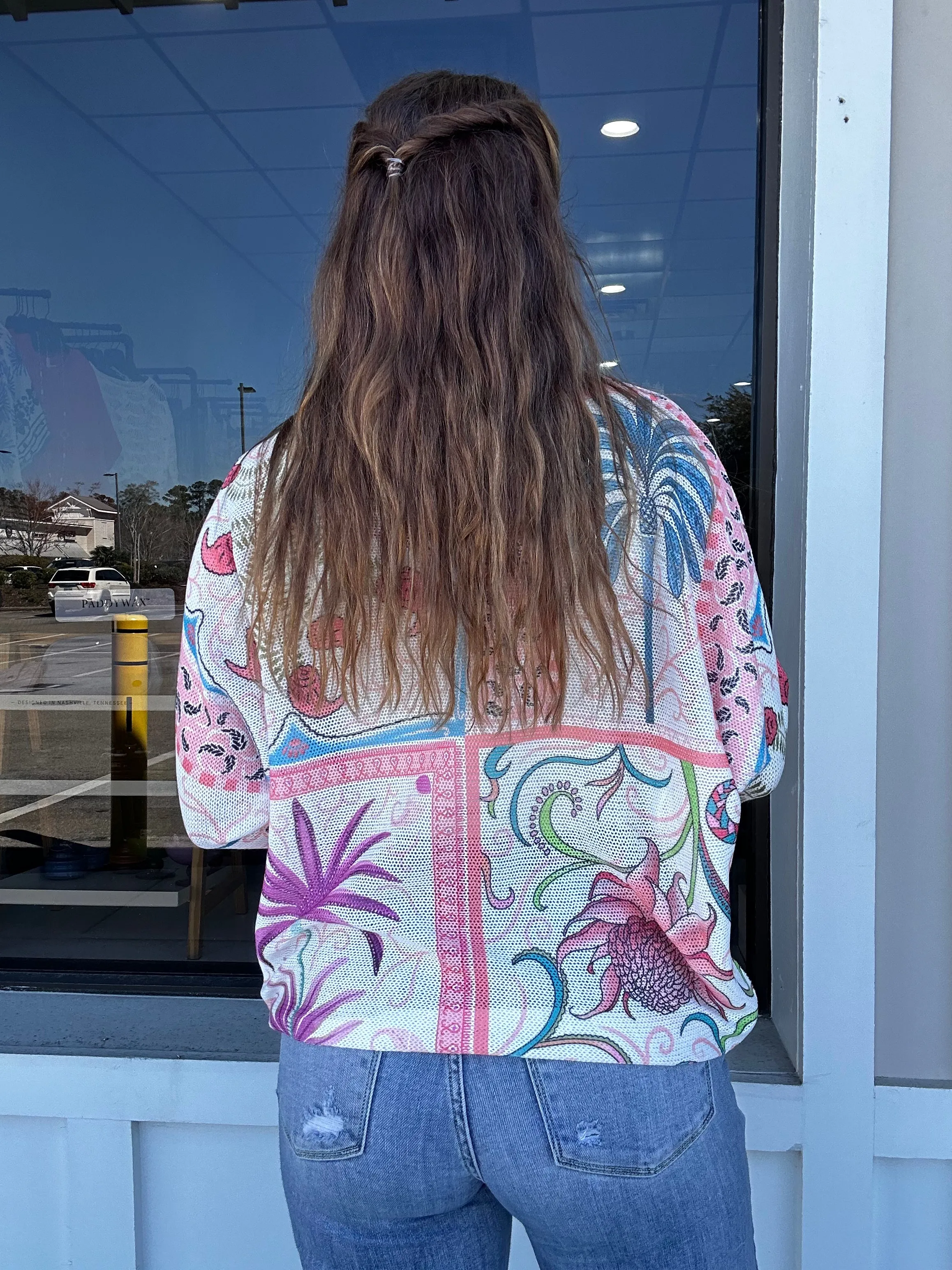 Pretty Paisley Knit Top