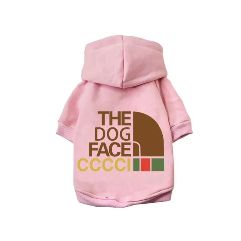 Pucci™ The Dog Face Winter Dog Hoodie - Luxury Warm Coat