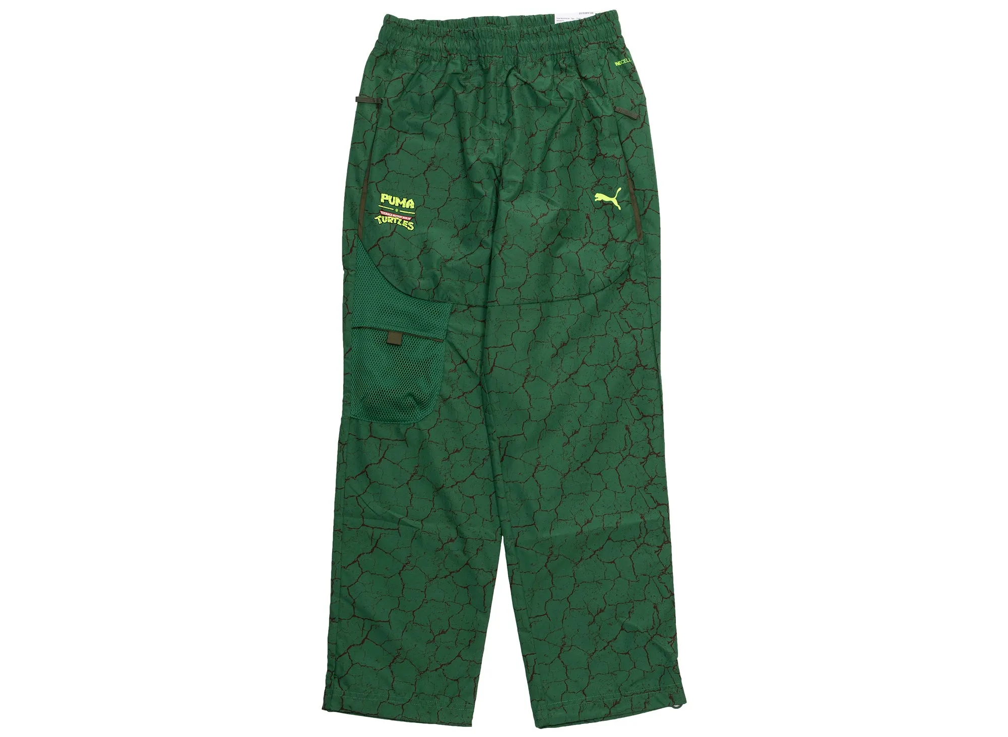 Puma x TMNT Pumatech Relaxed Cargo Pants in Green xld