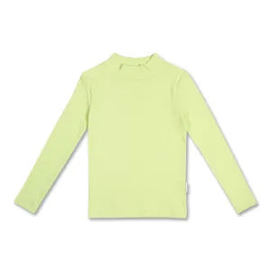 Rib Turtle Neck | Shadow Lime