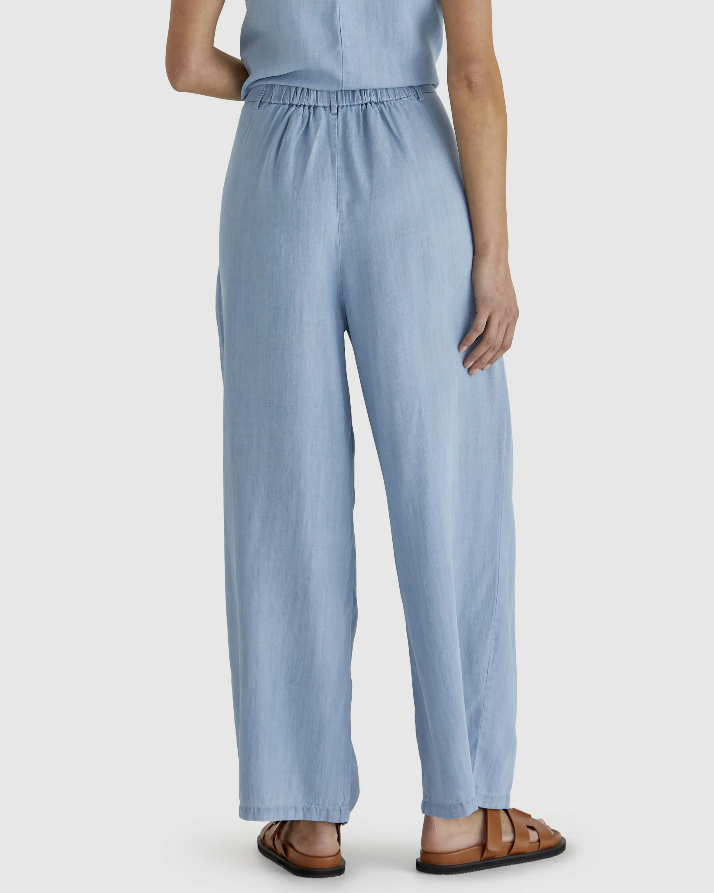 Sass Rye Pant 18627PWSS - Chambray
