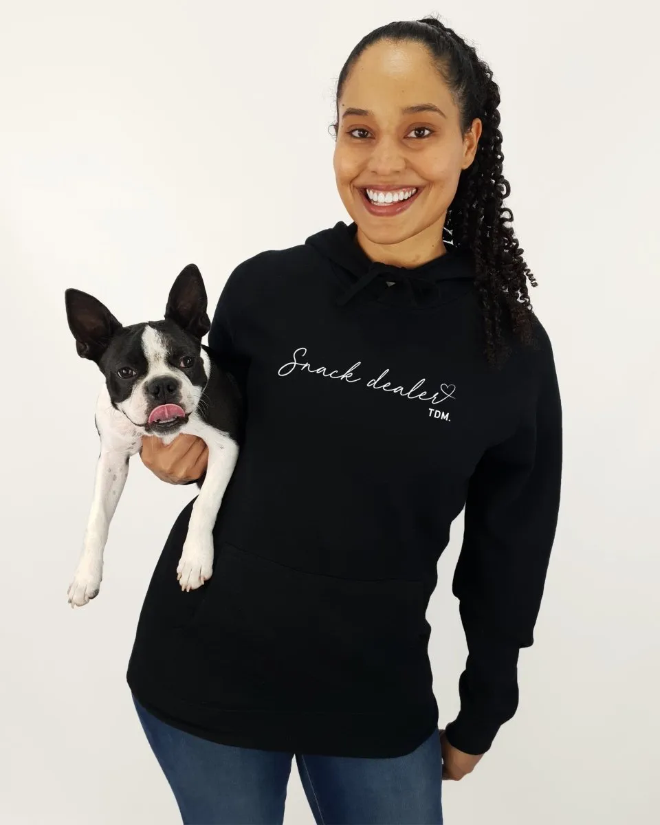 Snack Dealer (Cursive) Unisex Hoodie