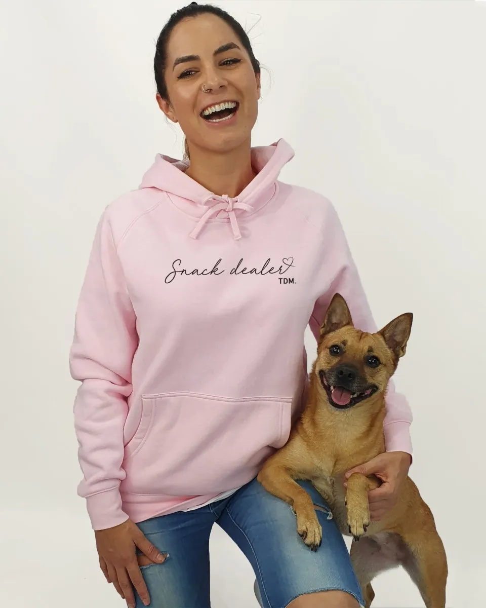 Snack Dealer (Cursive) Unisex Hoodie