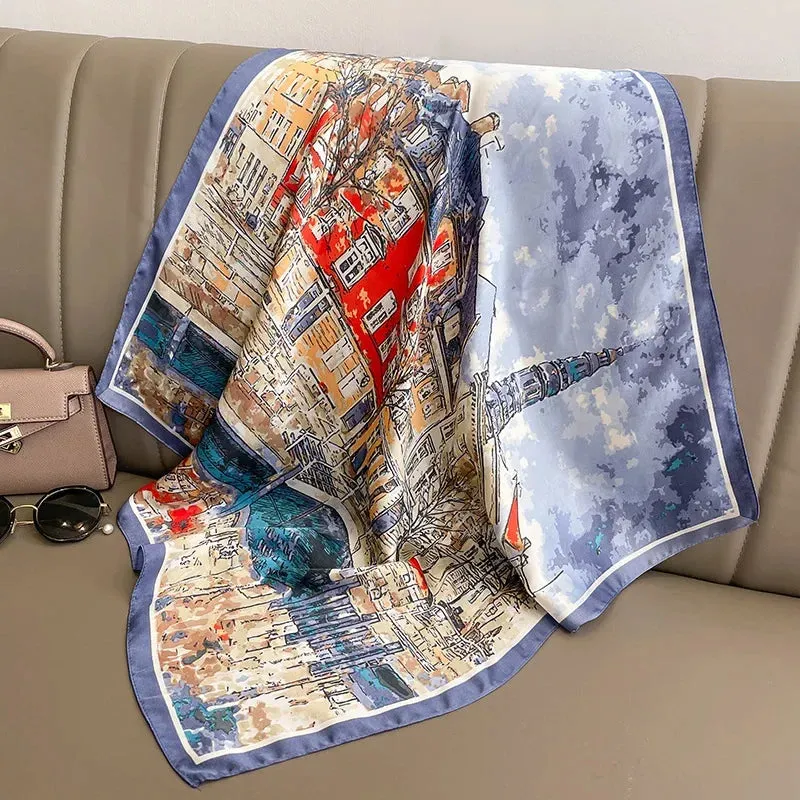Square Soft Satin Neckerchief