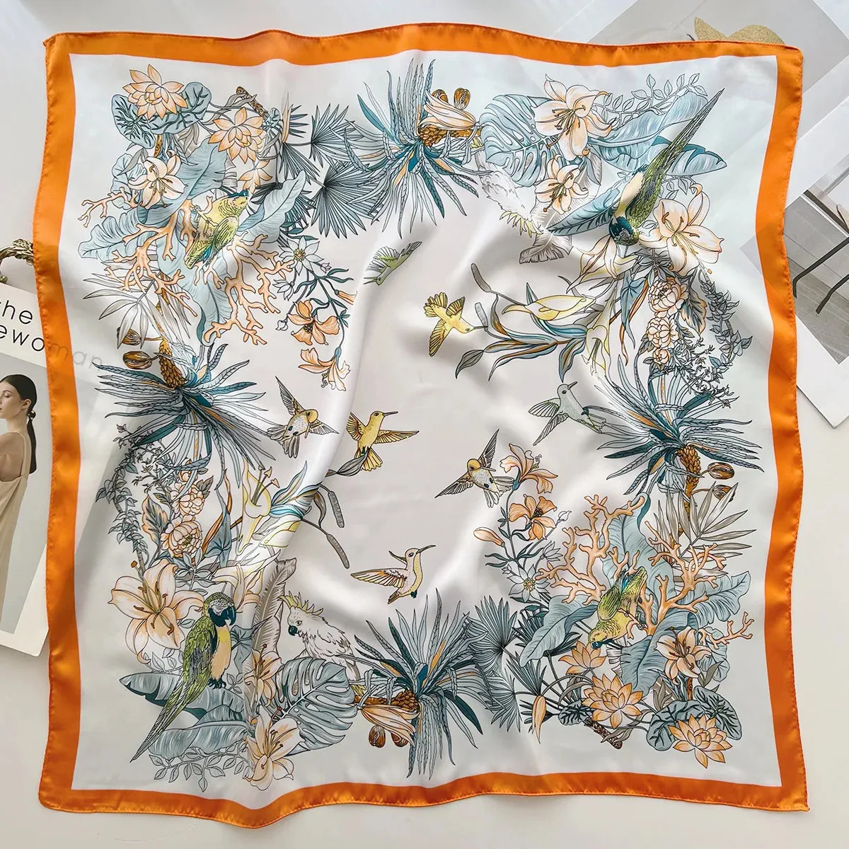 Square Soft Satin Neckerchief