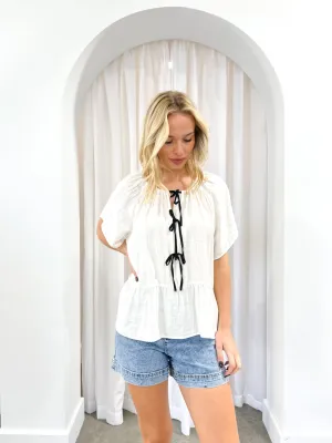 TIE DETAIL BLOUSE