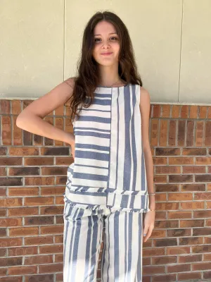 Umgee Beach Happy Linen Blend Top