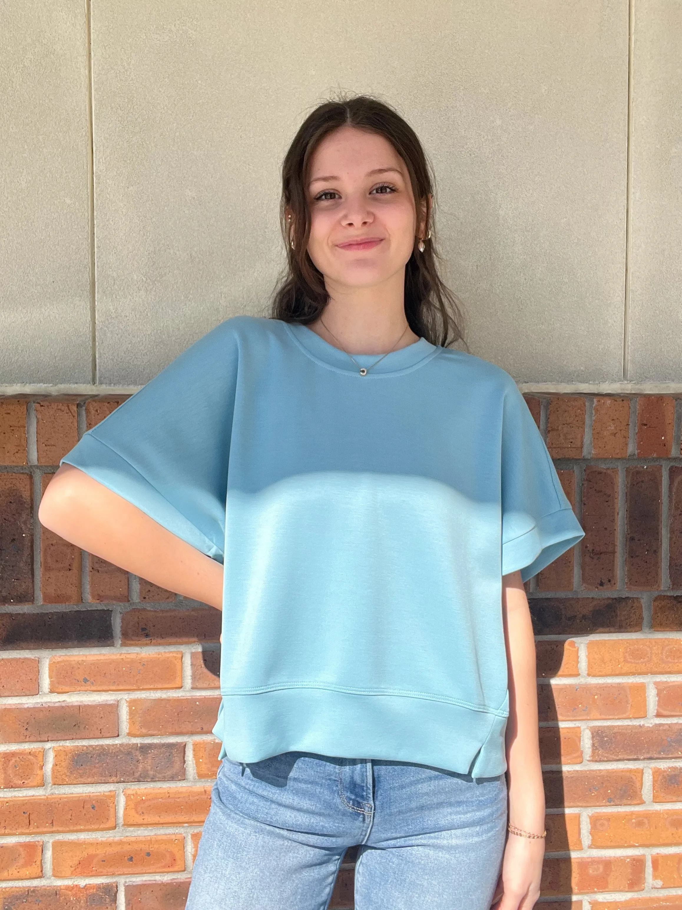 Umgee Buttery Blend Dolman Top