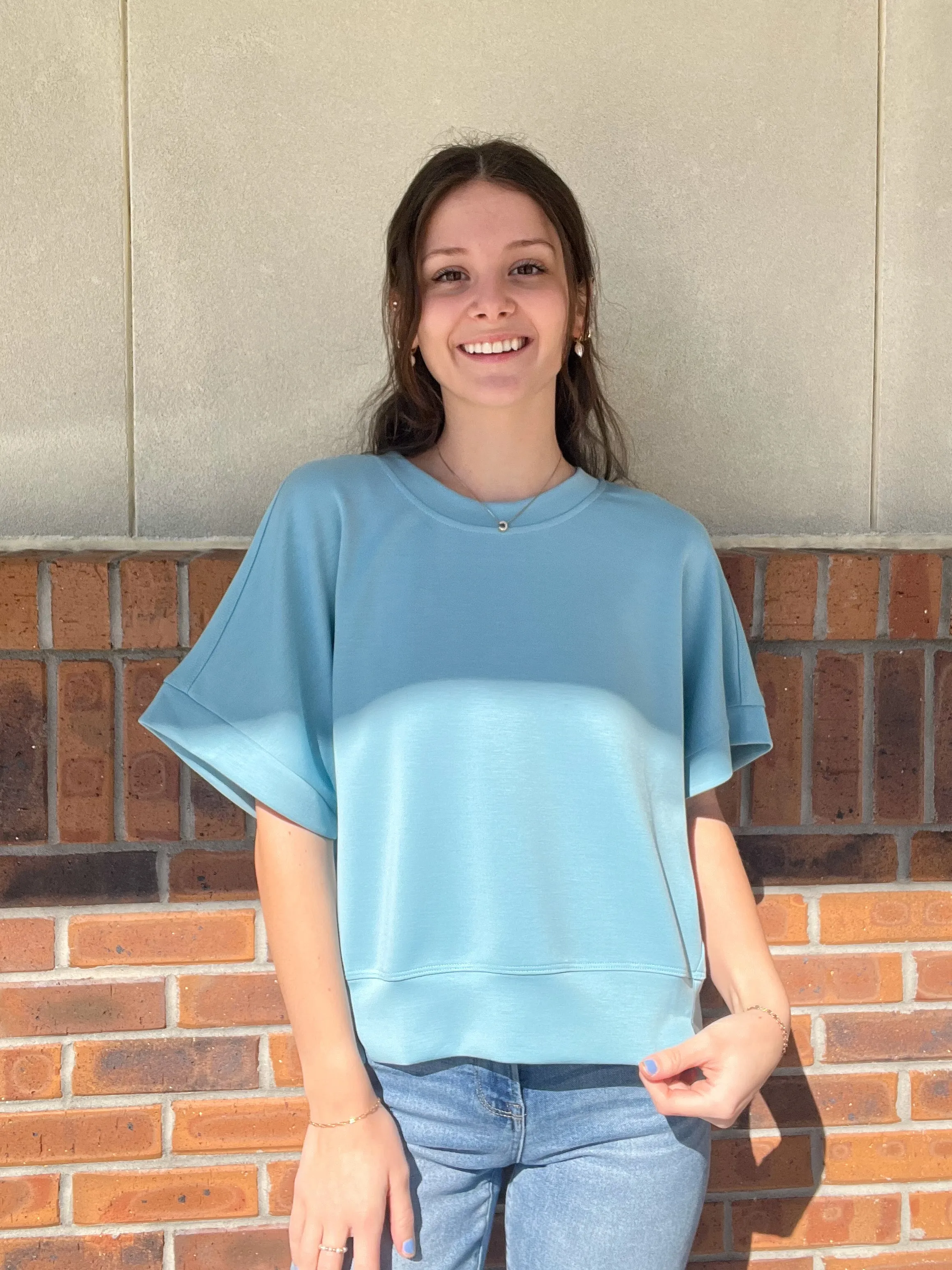 Umgee Buttery Blend Dolman Top