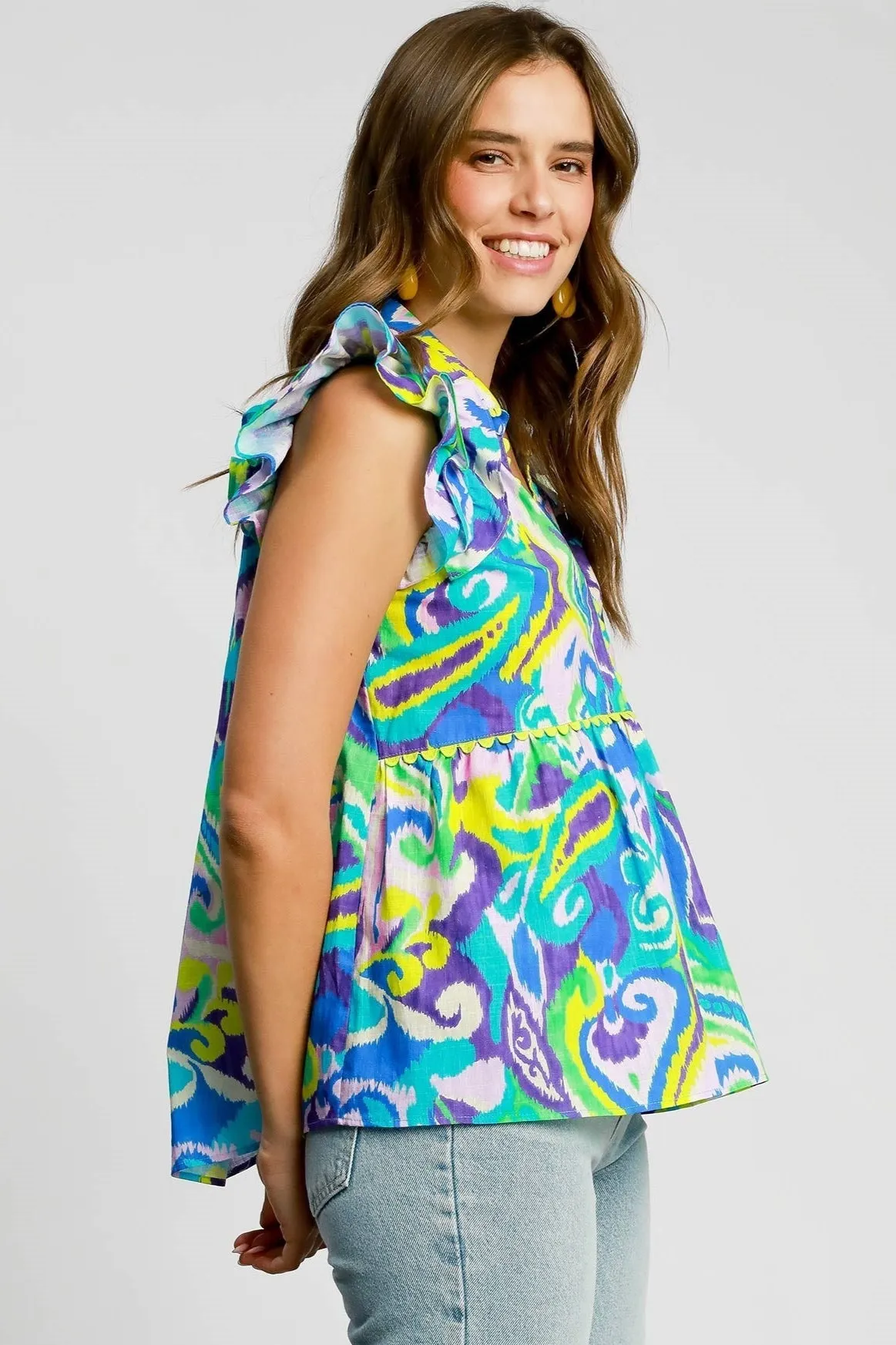 Umgee Feel the Frill Top