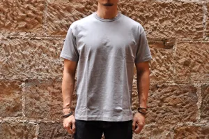 Unique Garment 7oz 'Airy' Plain Loopwheel Tee (Grey)