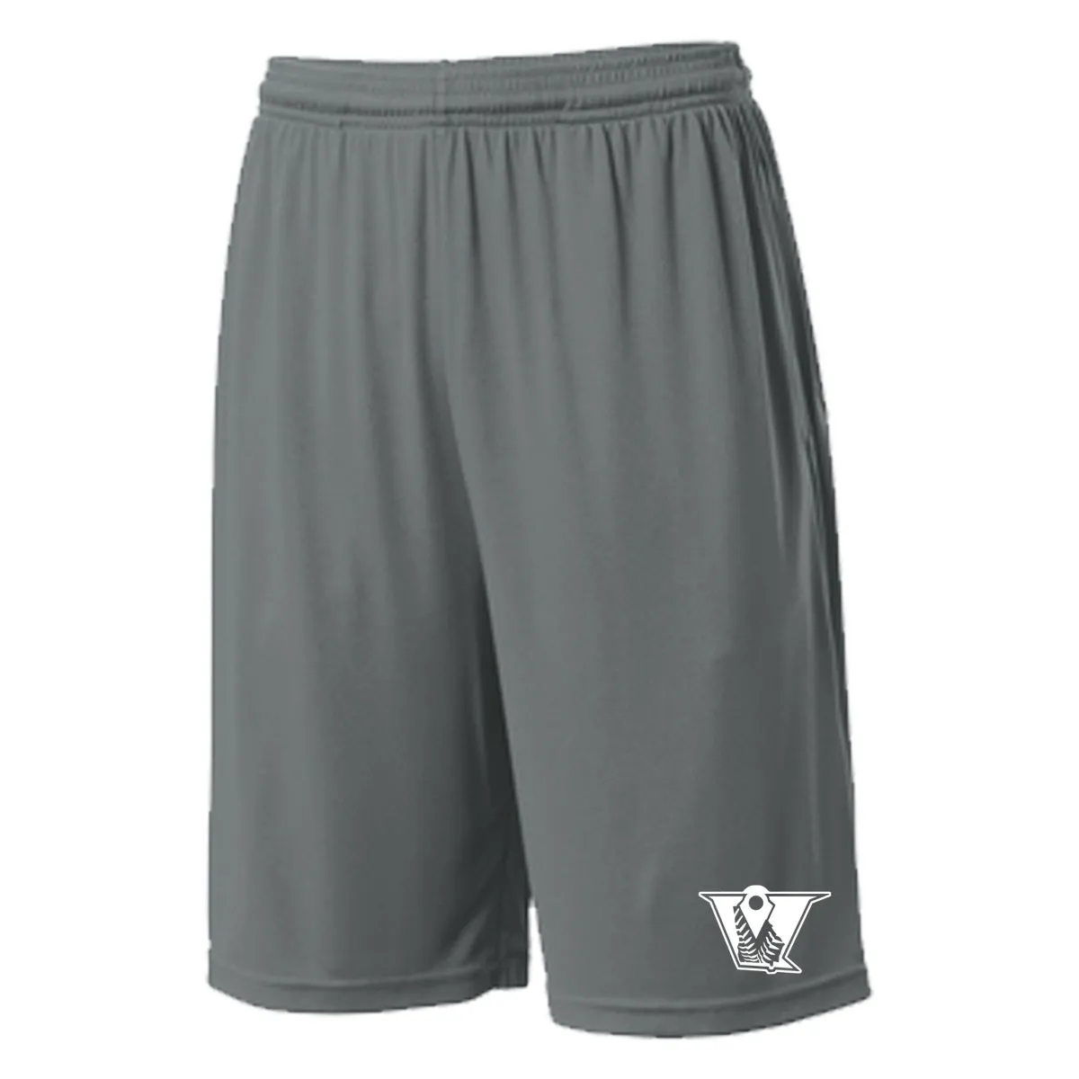 Velo BB - Sport-Tek PosiCharge Competitor Pocketed Short - Iron Grey (ST355P/YST355P)