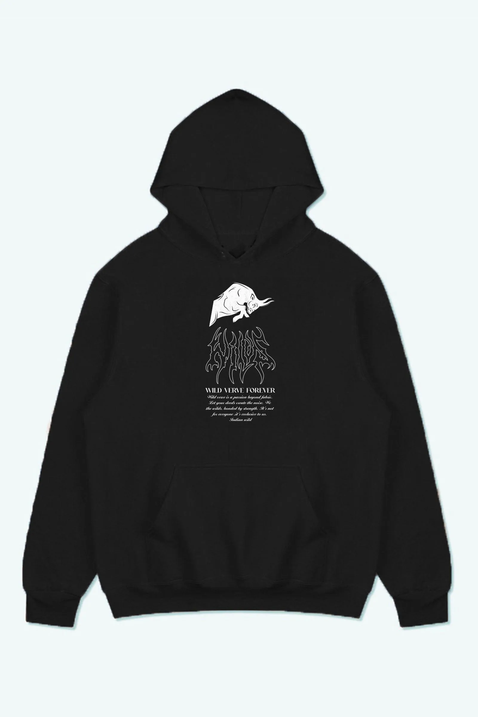 WILDS FLAME "PREMIUM" HOODIE (BLACK)