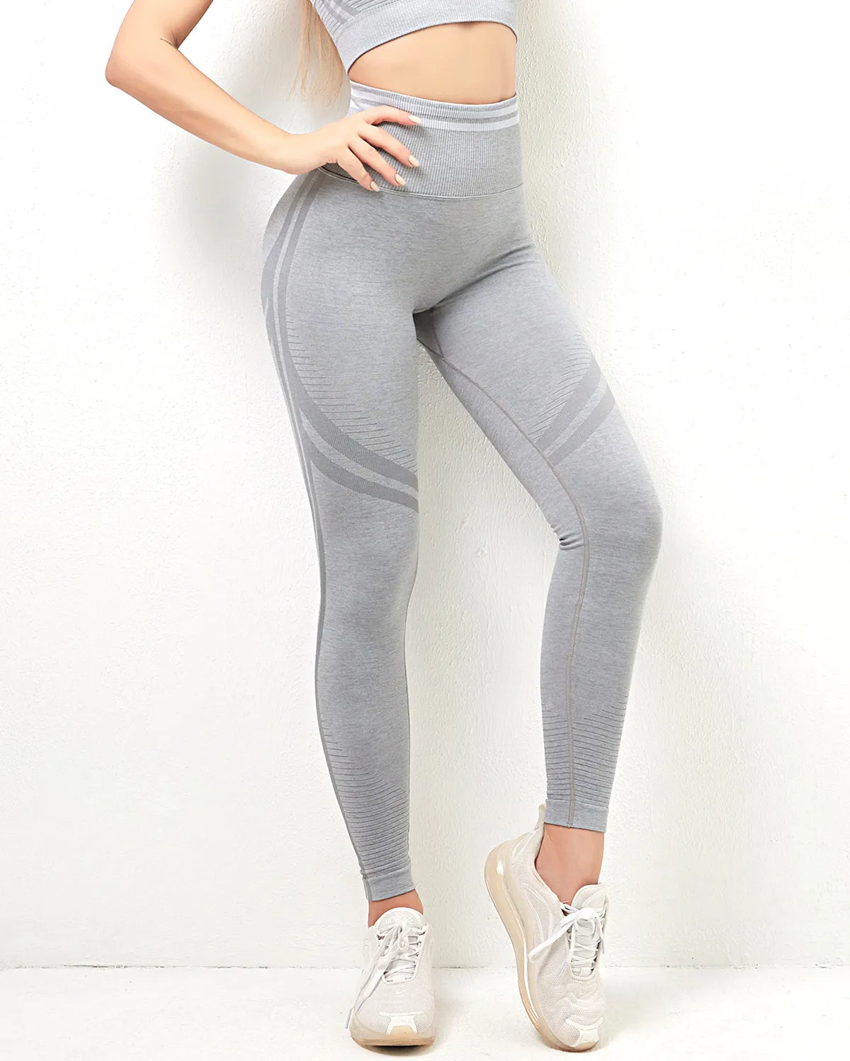 Willo Fox Seamless Scrunch Leggings - Gray