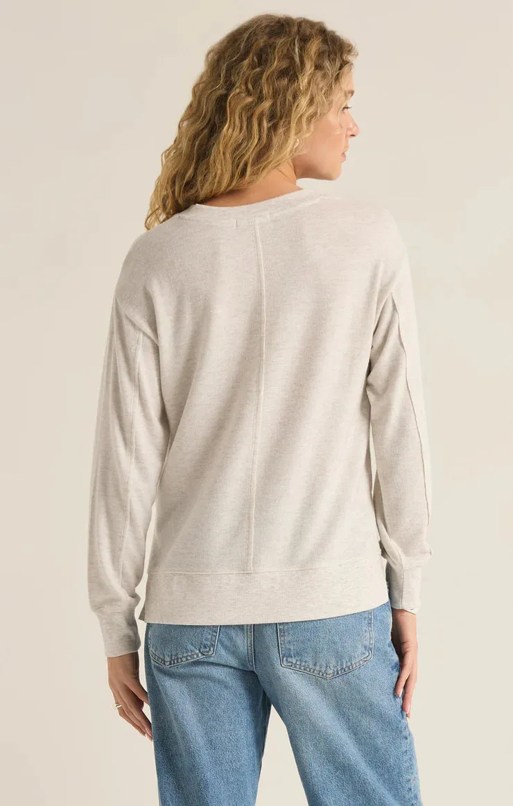 Z Supply Wilder Cloud V-Neck Top