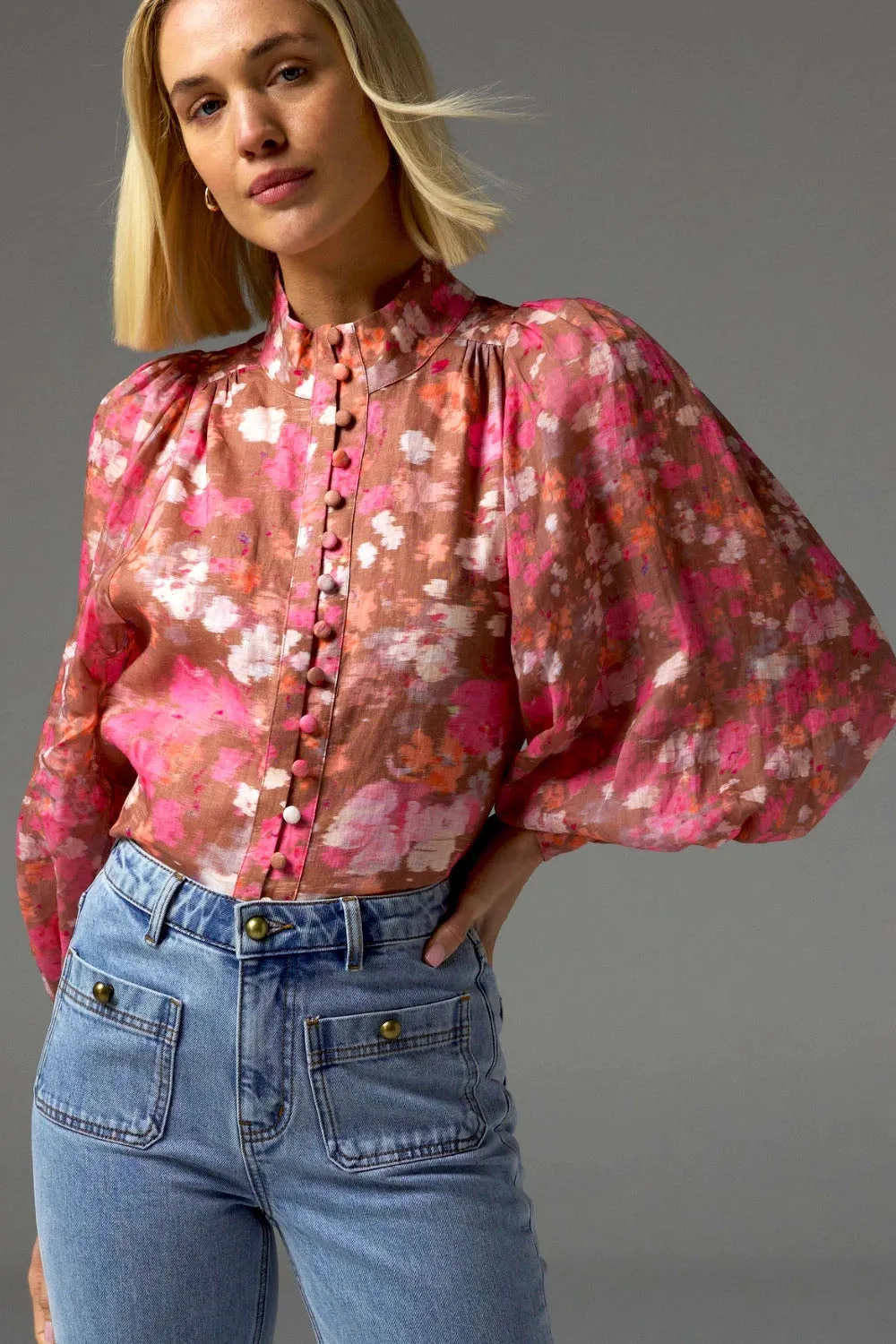 ZOE KRATZMANN | ATLAS TOP | BLUSH BLUR
