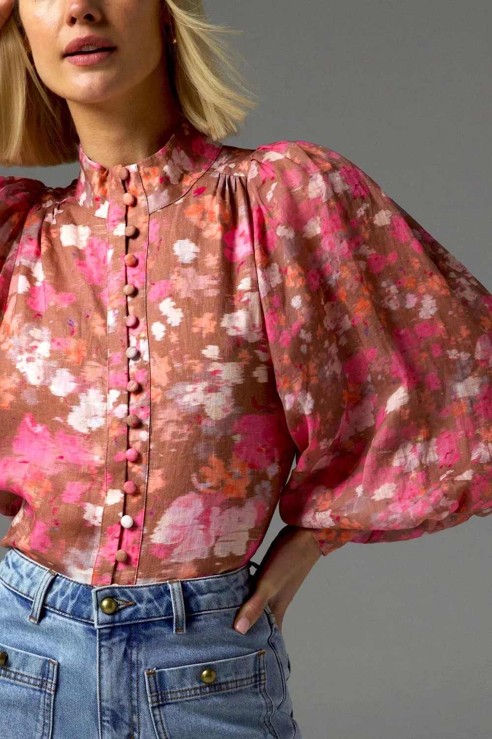 ZOE KRATZMANN | ATLAS TOP | BLUSH BLUR