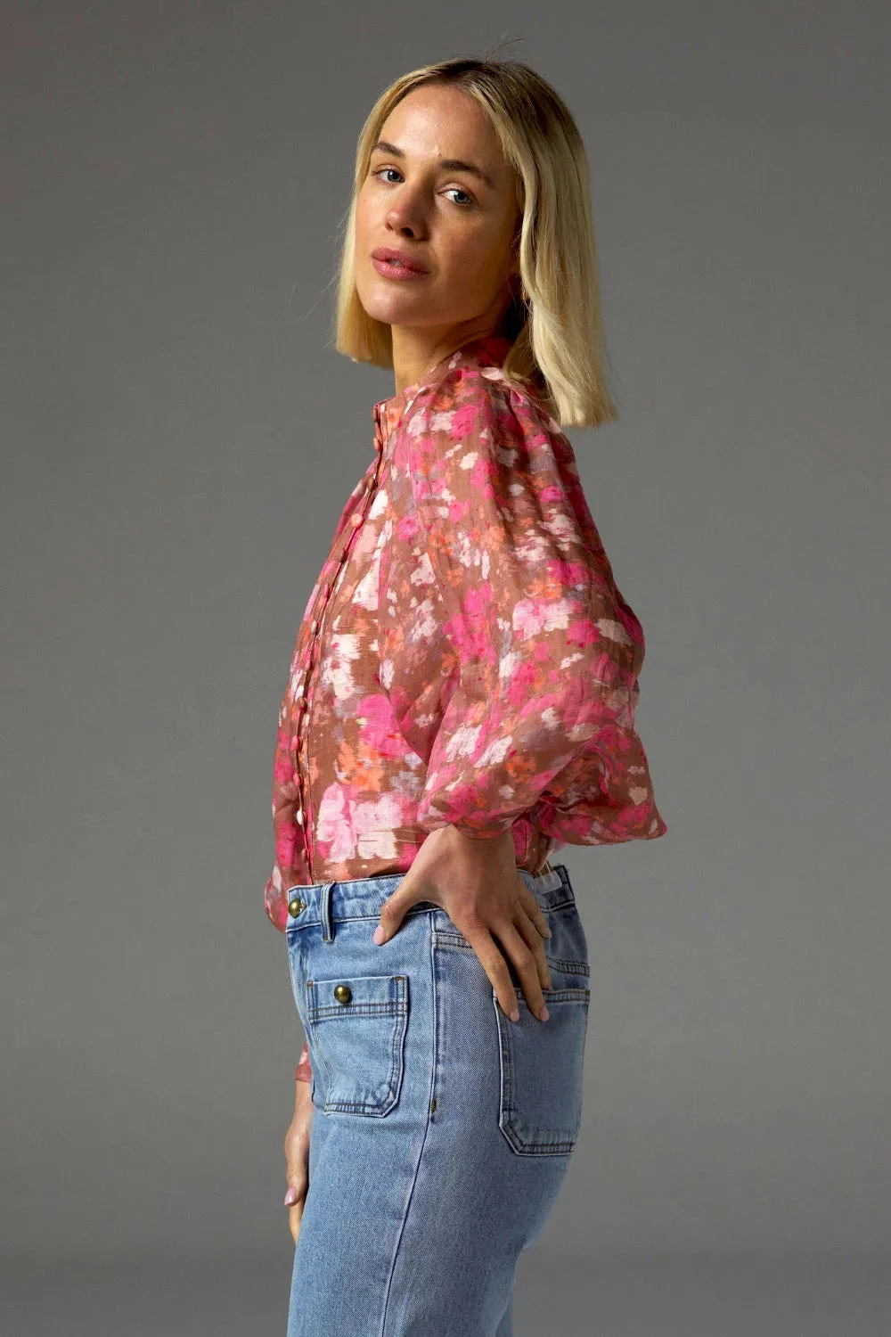 ZOE KRATZMANN | ATLAS TOP | BLUSH BLUR