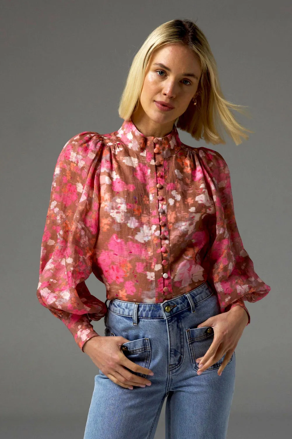 ZOE KRATZMANN | ATLAS TOP | BLUSH BLUR