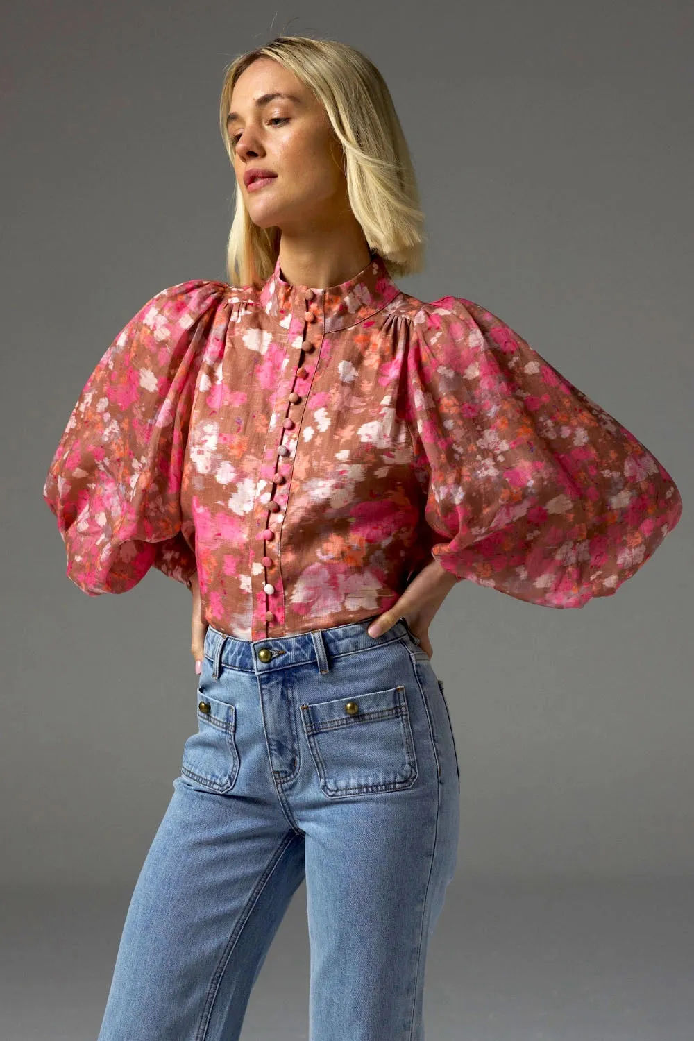 ZOE KRATZMANN | ATLAS TOP | BLUSH BLUR